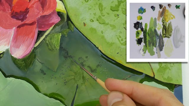 How To Paint a Lily Flower Part 4