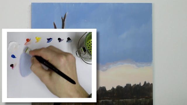 How To Paint a Winter Tree Part 2