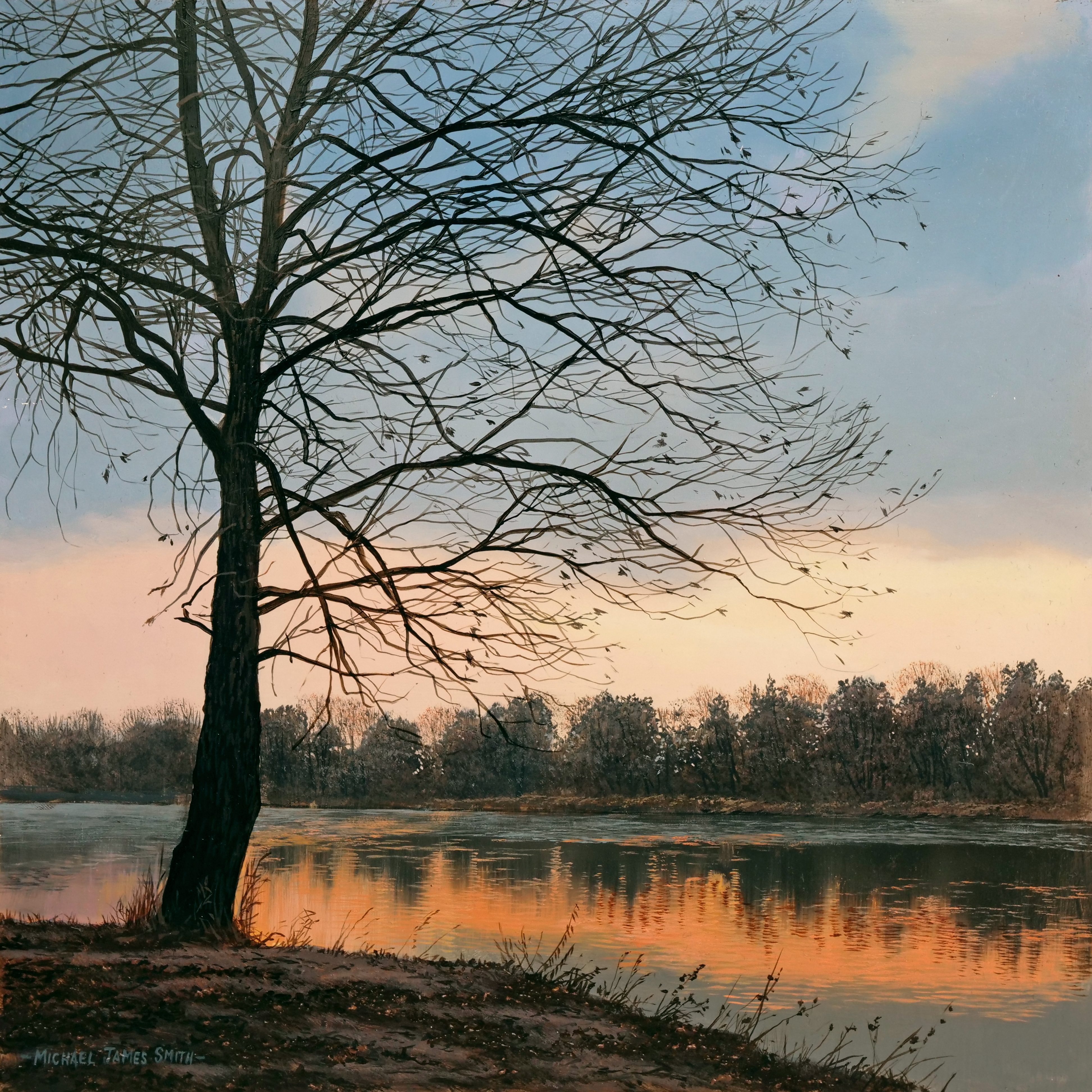 How To Paint a Winter Tree - Intermediate Level 1