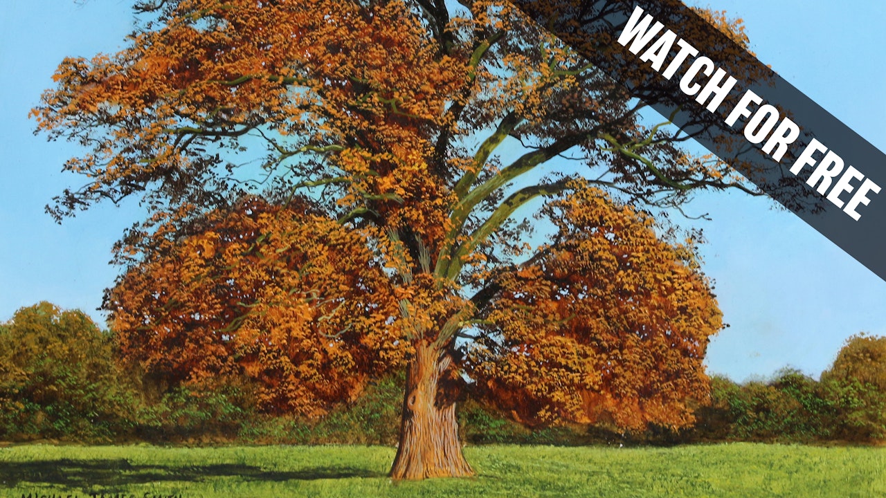 How to Paint an Autumn Tree - Beginner Level 3