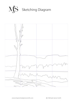 How to Paint a Winter Tree Sketching Diagram.jpg