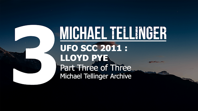 Archive: UFO SCC 2011- Lloyd Pye  par...