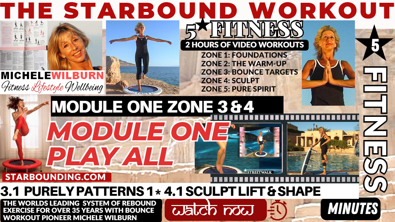 MODULE ONE Zone 3.1 BOUNCE TARGETS PURELY PATTERNS 4.1 Sculpt BARRE LIFT & SHAPE