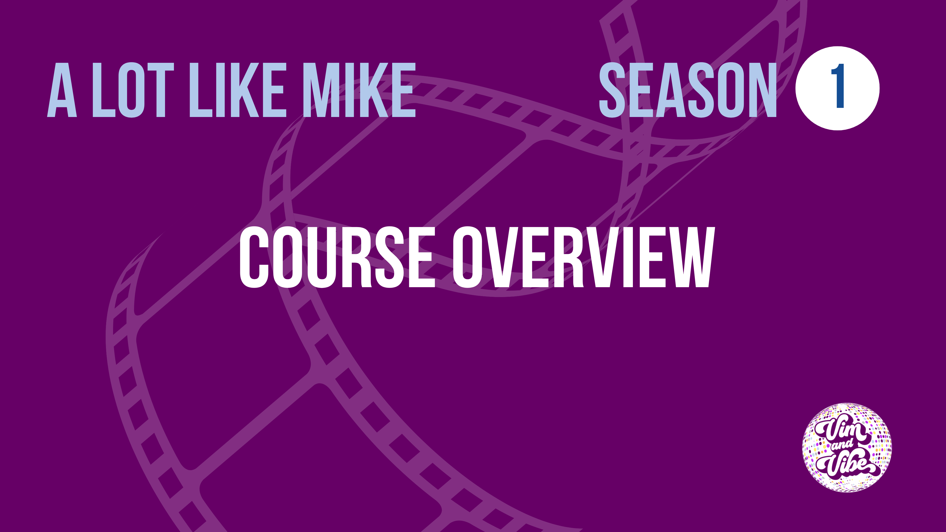 Xtra 1 - ALLM S1 - Course Overview