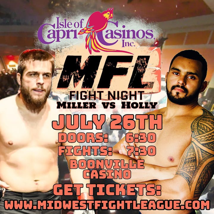 MFL Live Stream July 26 - Miller vs Holly