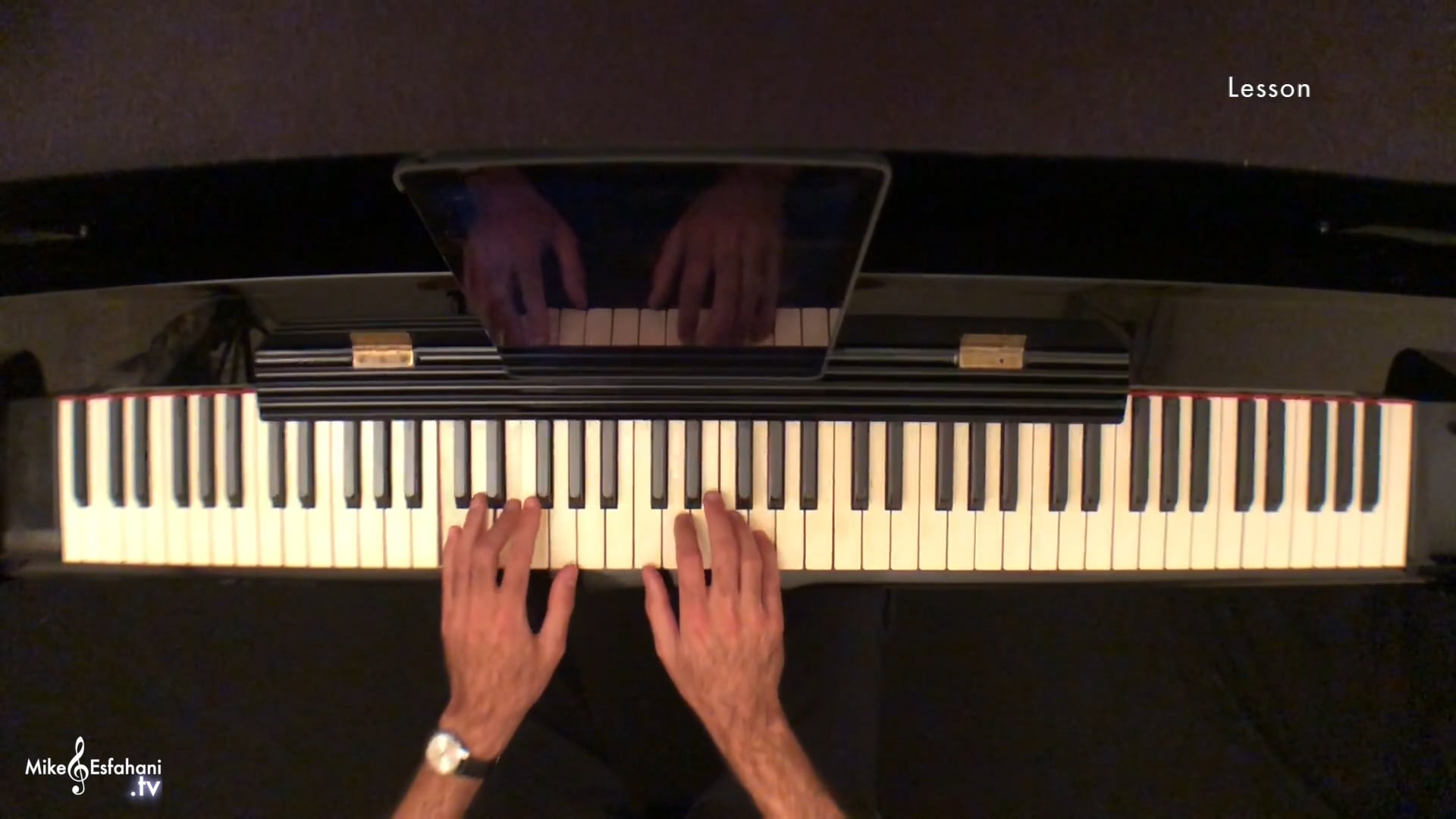 Lesson on "Theme from a Mozart Sonata"