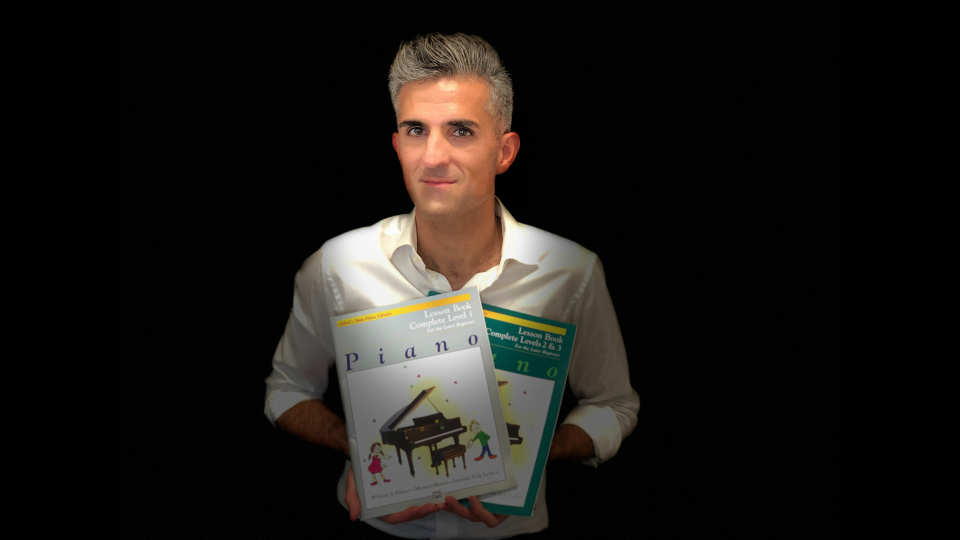 Lessons on Alfred's Basic Piano Complete Course Lesson Level 1 and Levels 2 & 3