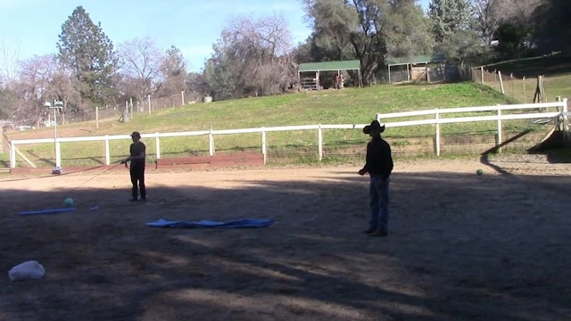 Teaching your horse to over come there fears (Ground Exercise)*