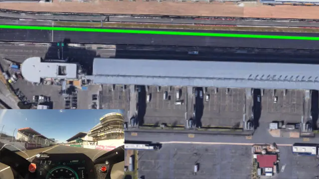 Le Mans map lap