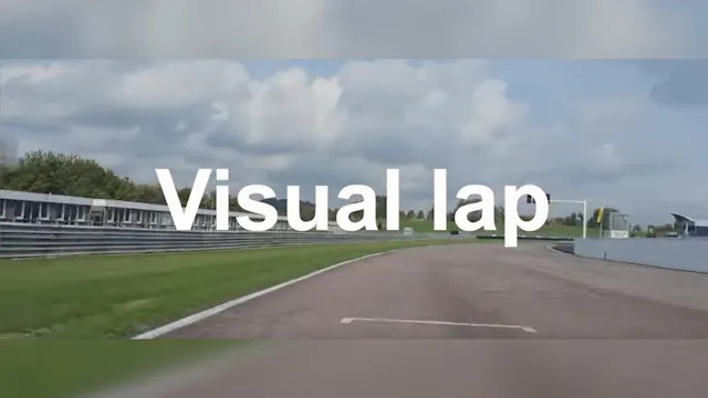 Thruxton visual lap