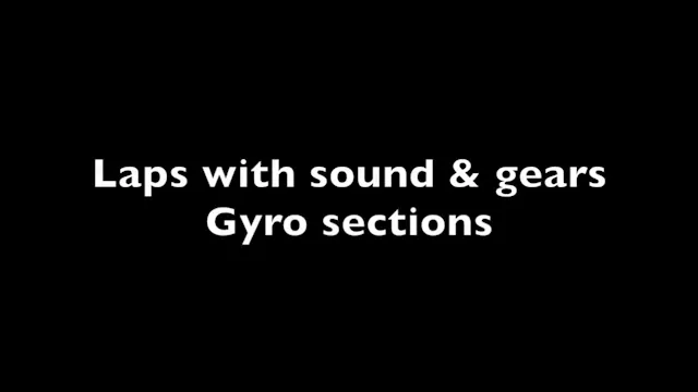 Most laps with sound & gears