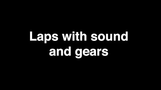 Redbullring laps with sound and gears