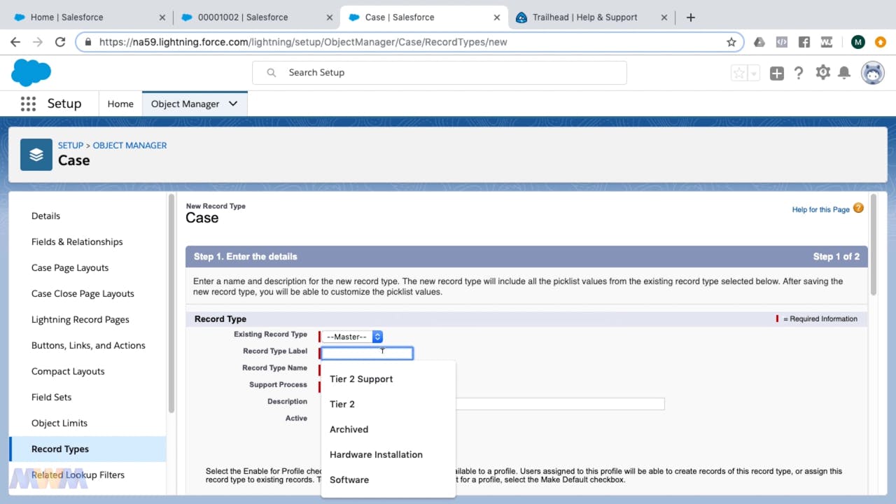 Creating Case Record Types - Salesforce Certified Advanced Sns-Brigh10