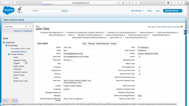 Enabling Salesforce Knowledge and the...
