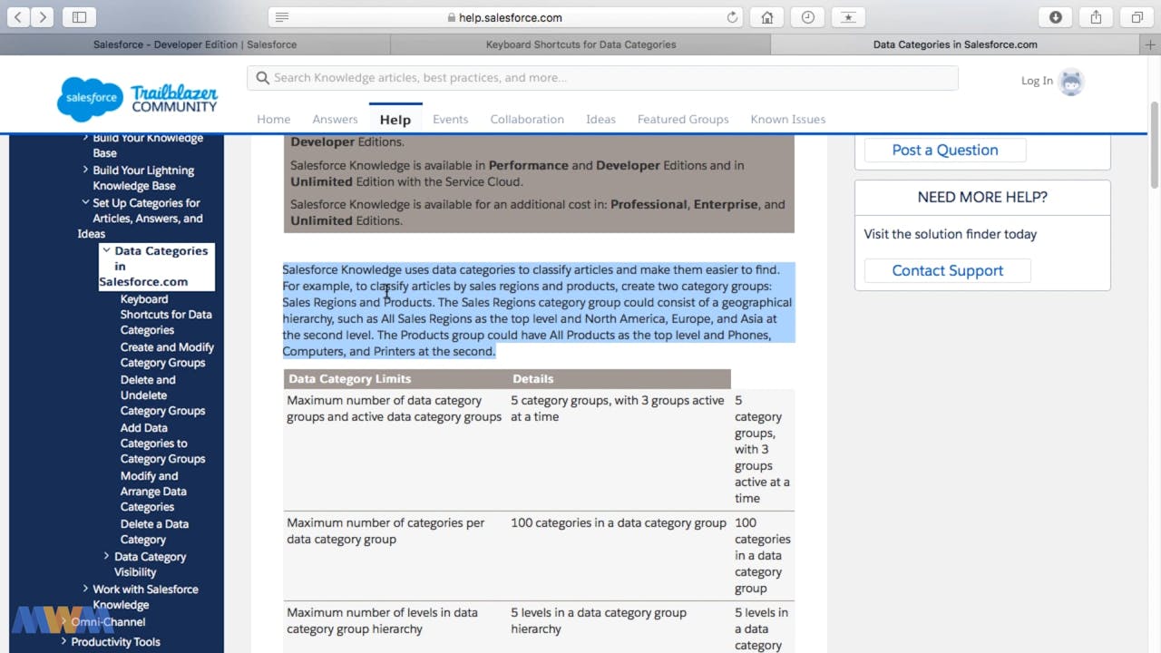 Creating Knowledge Data Categories Groups and Data Sns-Brigh10