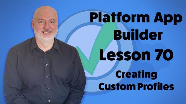 Lesson 70 - Creating Custom Profiles