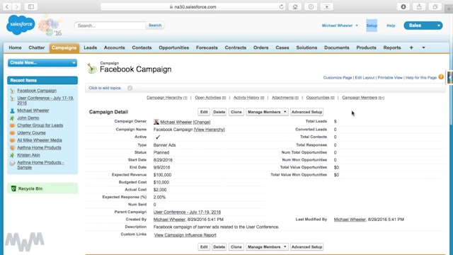 Creating Target Lists in Salesforce by Adding Leads to a Campaign