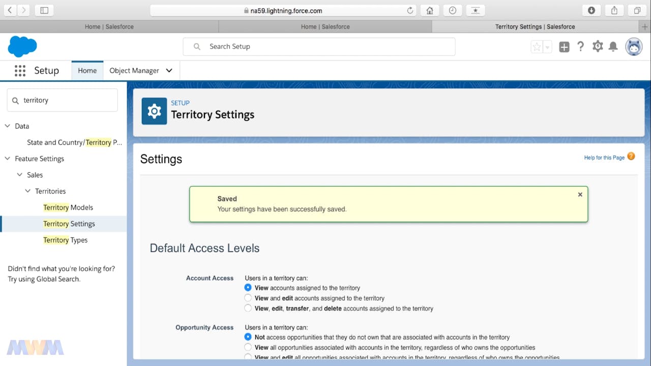 Configuring Territory Management - Salesforce Certified Sns-Brigh10