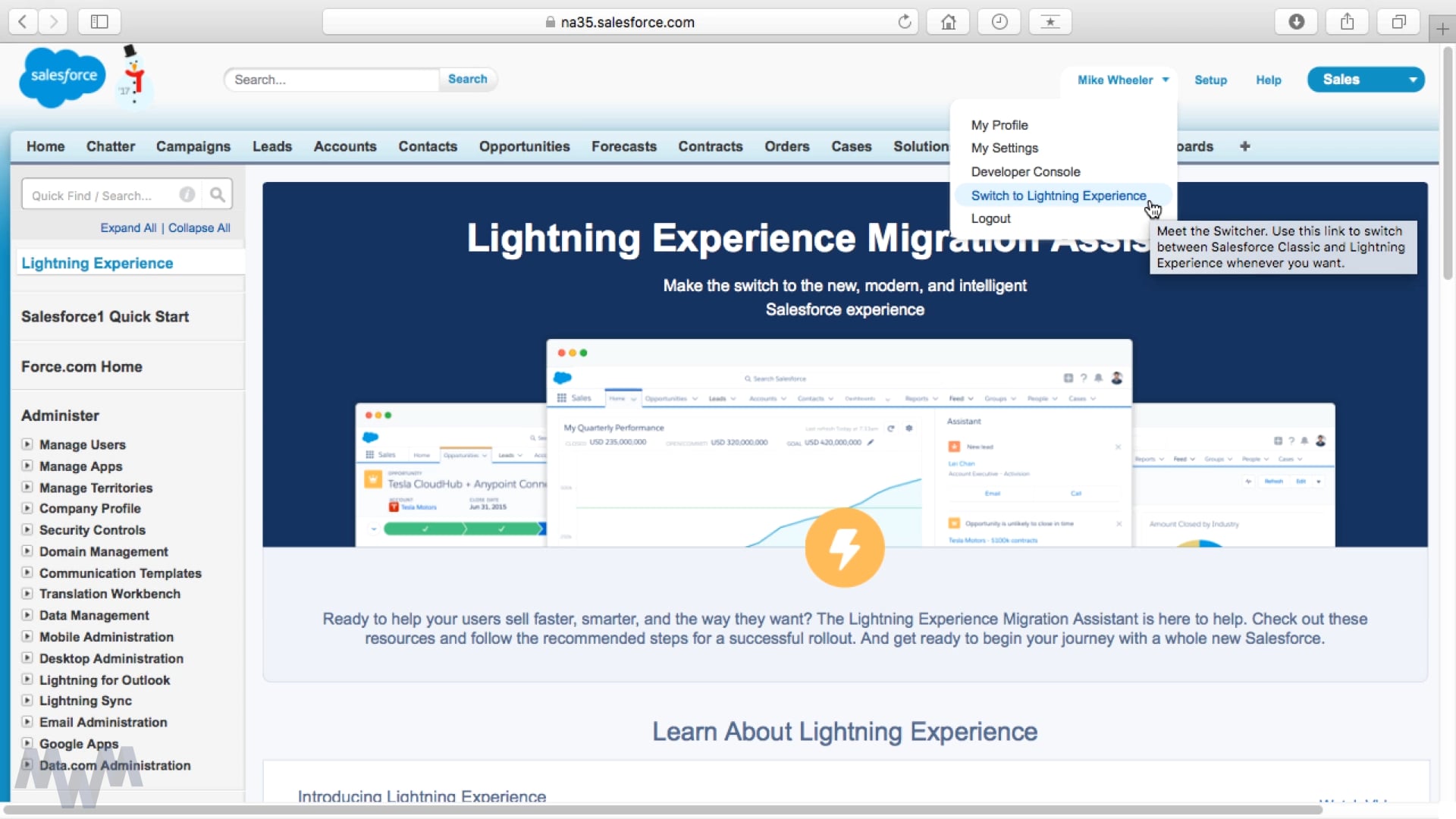 lightning app builder salesforce1