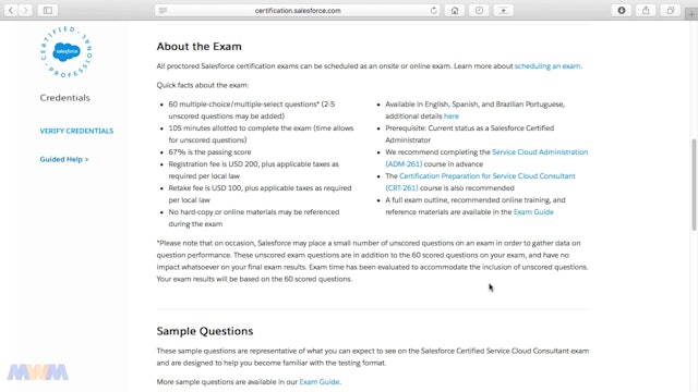 Downloading and Reviewing the Service Cloud Consultant Certification Exam Guide