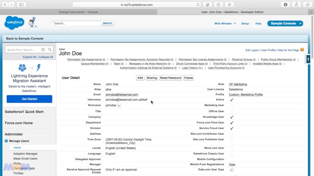 Salesforce Lightning Service Console Custom List Views and Creating a New User