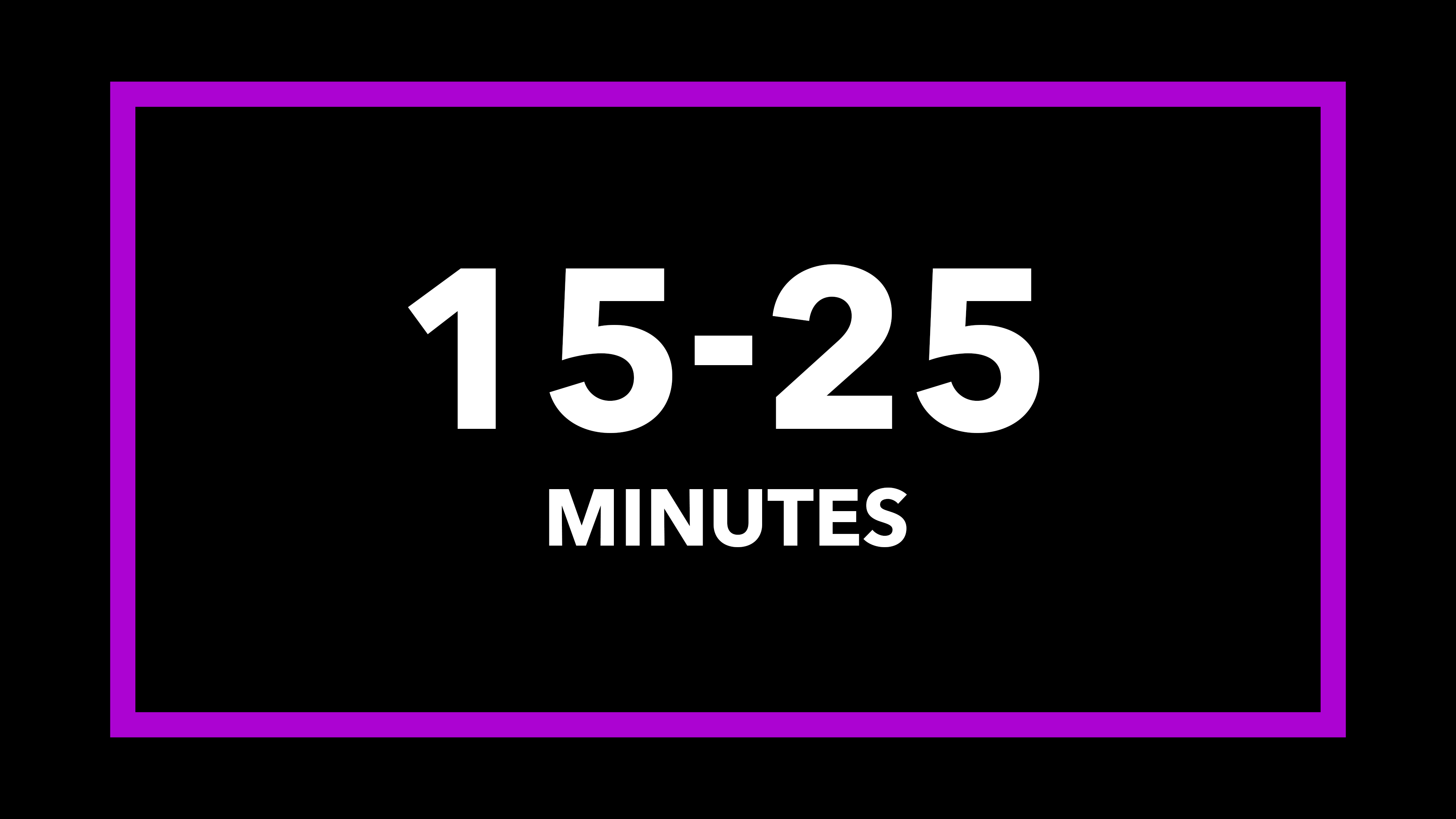 15-25 Minute Workouts