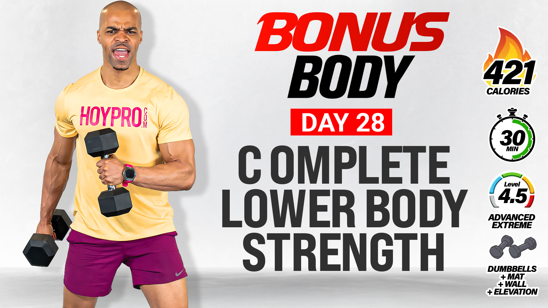 30 Minute Complete Lower Body Strength Scan Workout - BUSY BODY #28