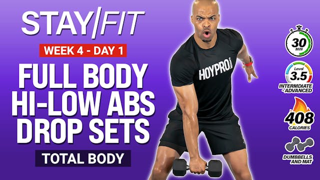 30 Minute Full Body Hi-Low Abs Drop S...