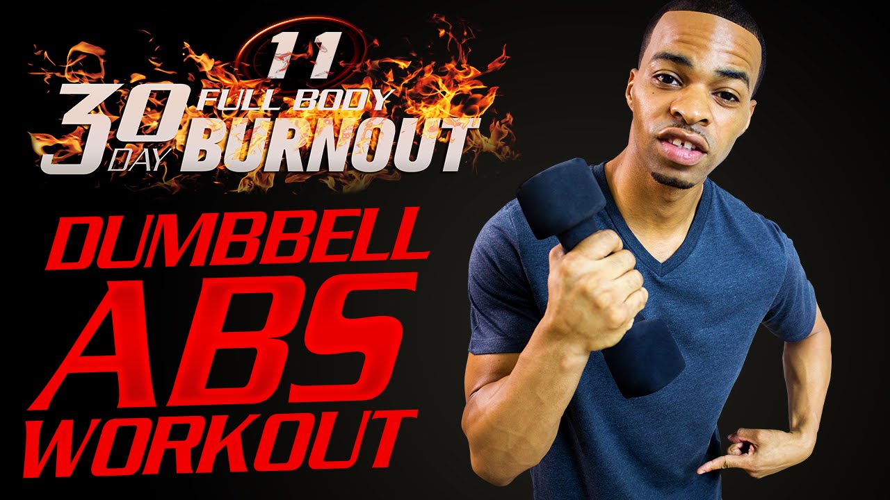 FBB1 #11 - 30 Minute Intense Dumbbell Abs Workout