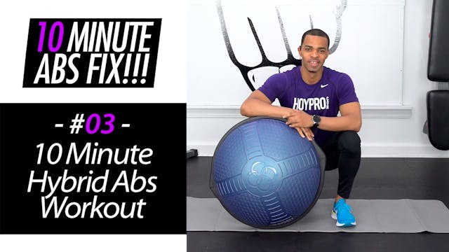 10 Minute BOSU Ab Workout - Abs Fix #003