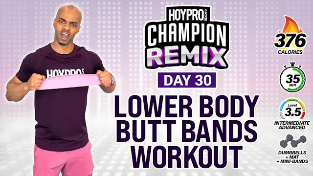 35 Minute Lower Body All Bands BOOTY ...