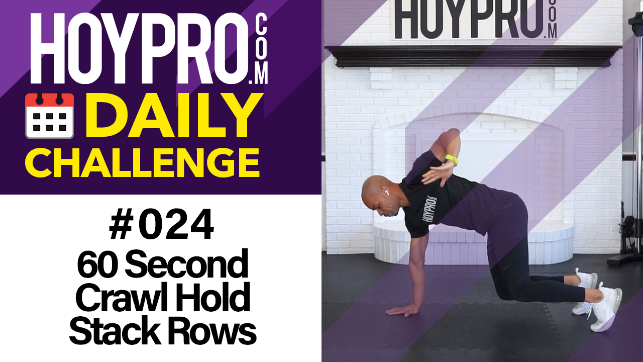 60 Second Crawl Hold Stack Rows - Daily Challenge #024
