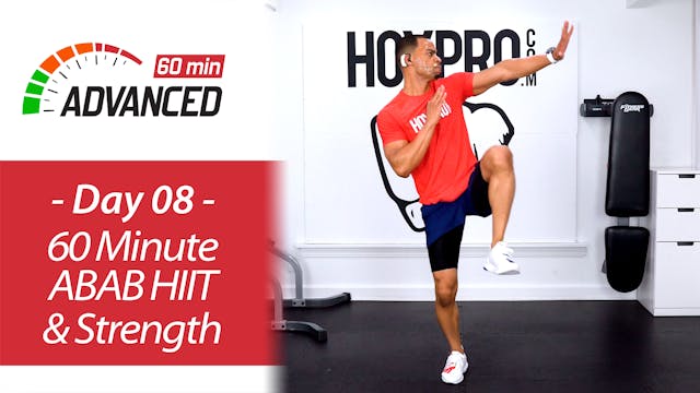60 Minute Advanced ABAB HIIT & Streng...
