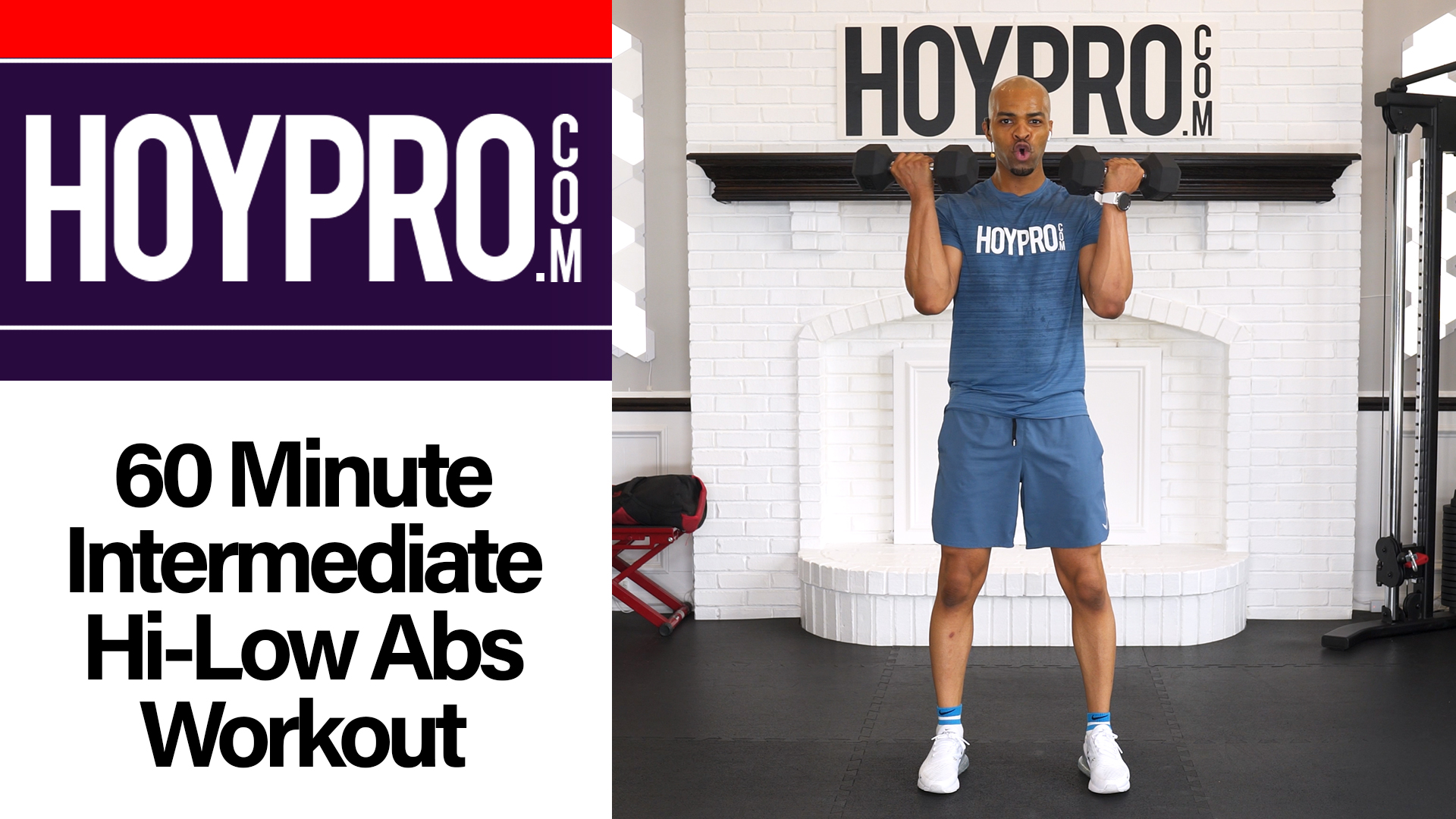 60 Minute Intermediate Hi Low Abs Strength Workout (Low Impact)