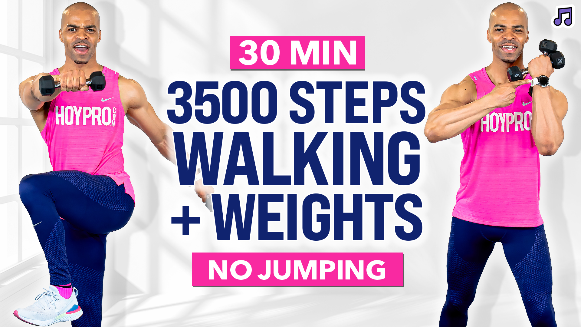 30 Minute Stepping Cardio Workout with Weights (3500 Steps)