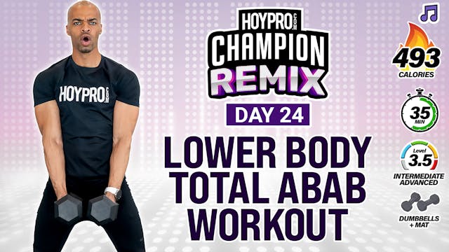 35 Minute ABAB Lower Body Strength Wo...