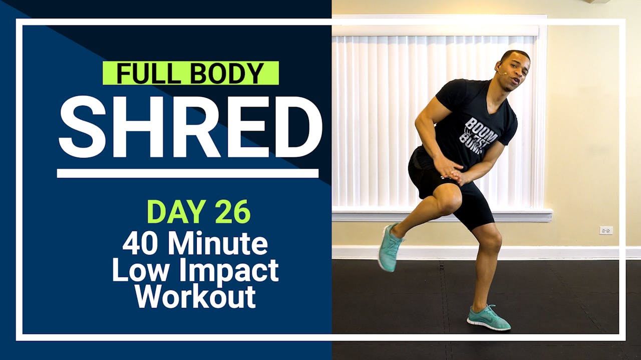 FBShred 26 40 Minute Low Impact Total Body Toning