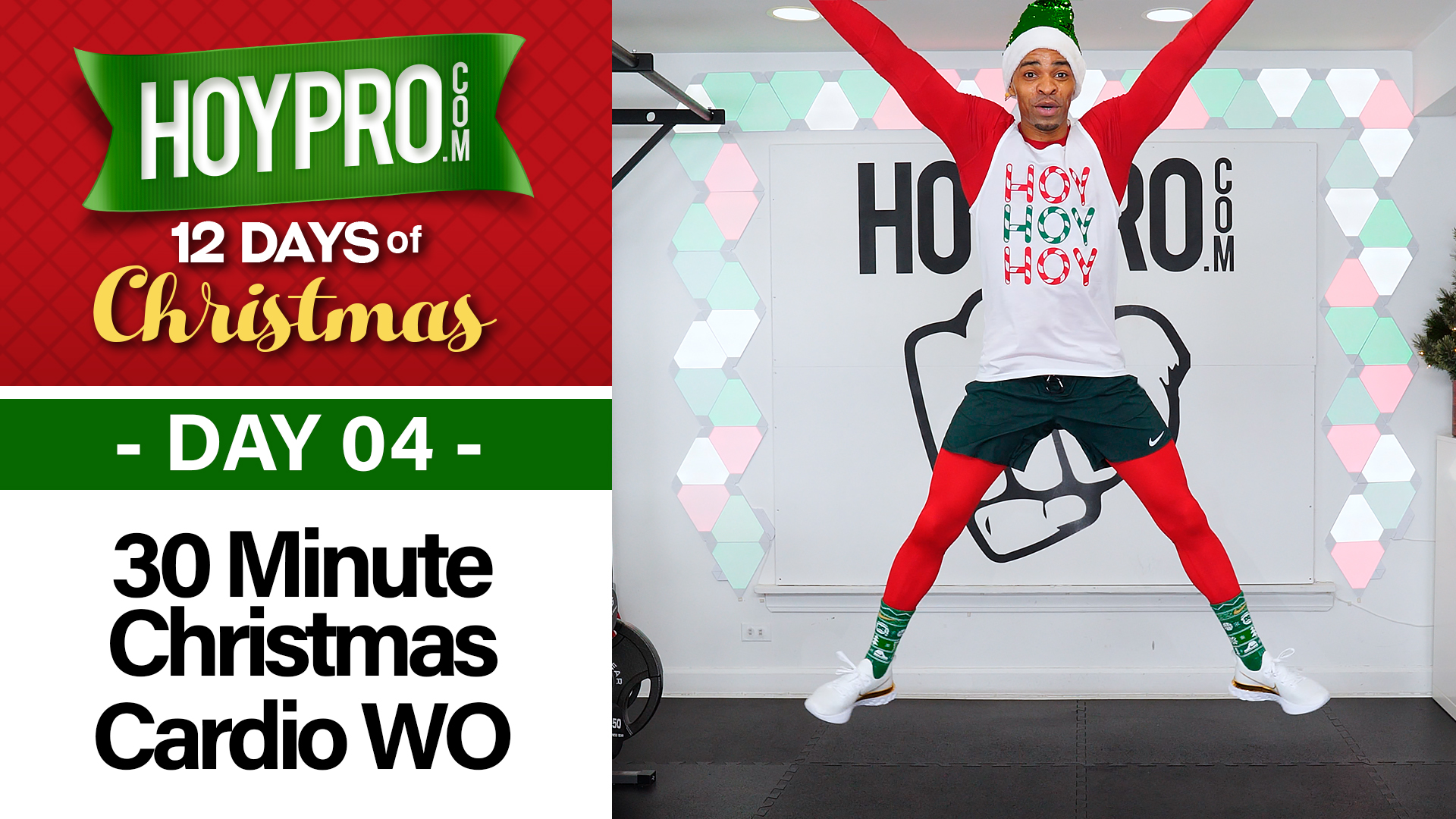 30 Minute Cardi-Ho-Ho-Ho Christmas Cardio Workout - 12 Days of Christmas #04