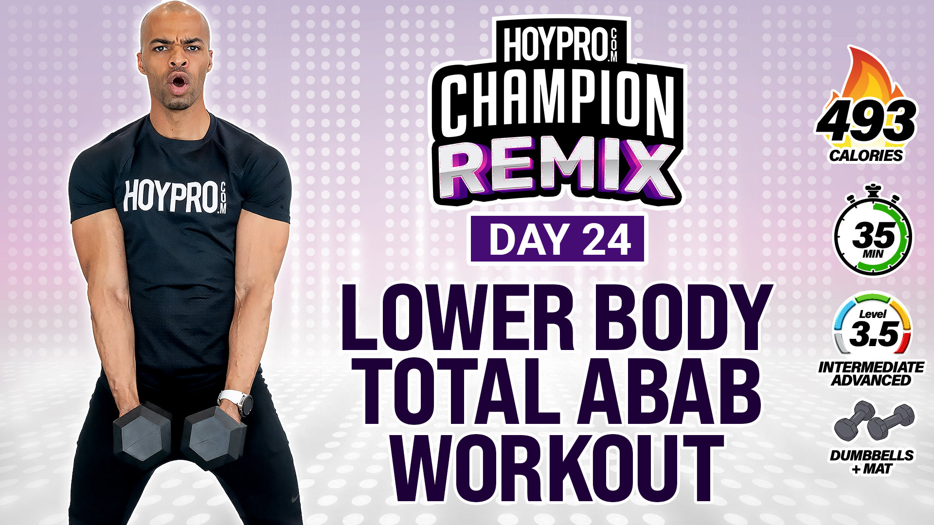 35 Minute ABAB Lower Body Strength Workout - Champion REMIX #24