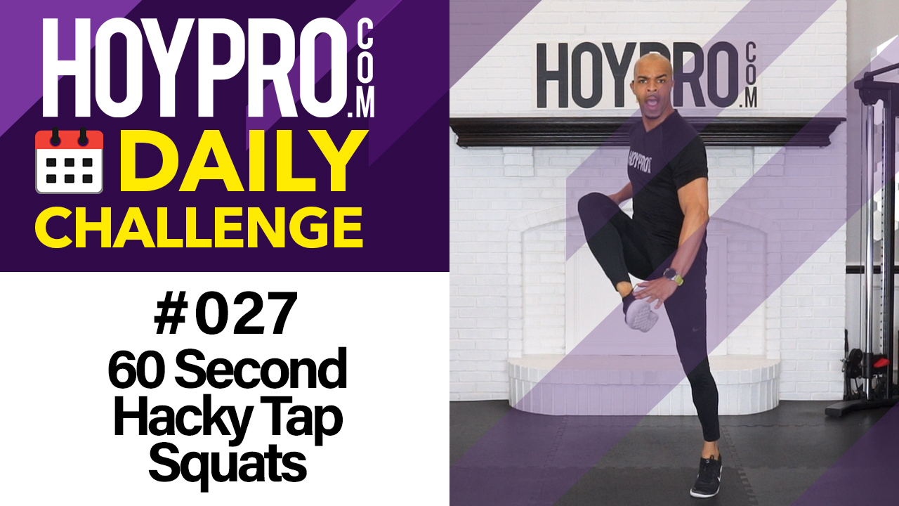 60 Second Hacky Tap Squats - Daily Challenge #027