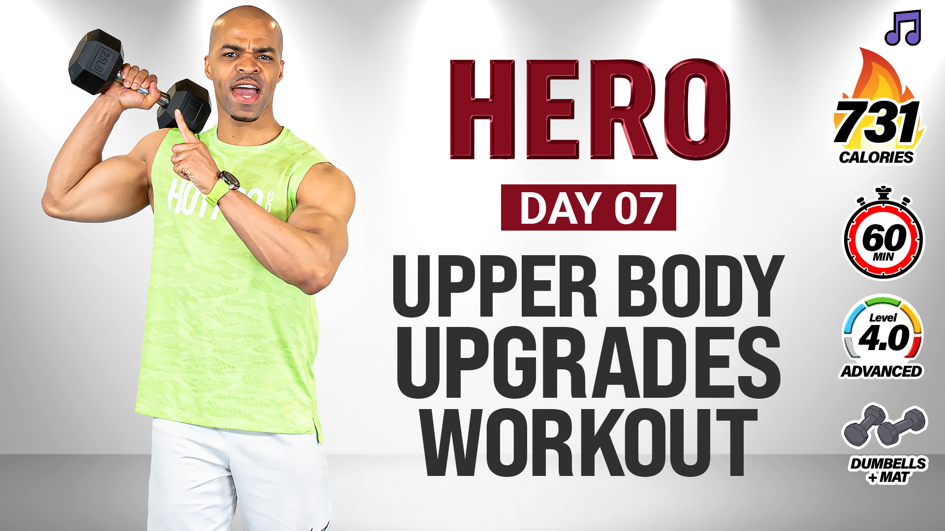 30 & 60 Minute Complete Upper Body ABAB Upgrades - HERO #007