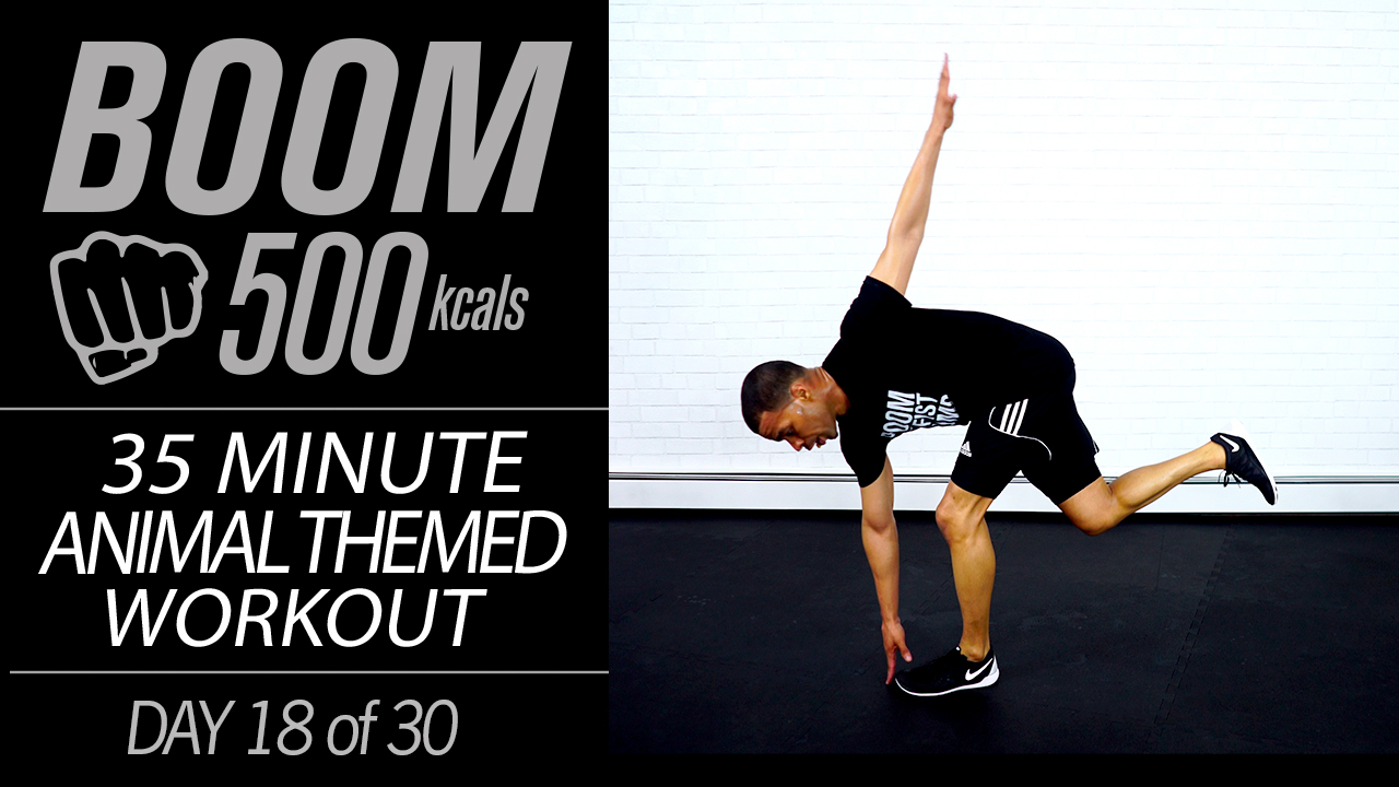 BOOM #18 - 35 Minute Animal Themed Workout
