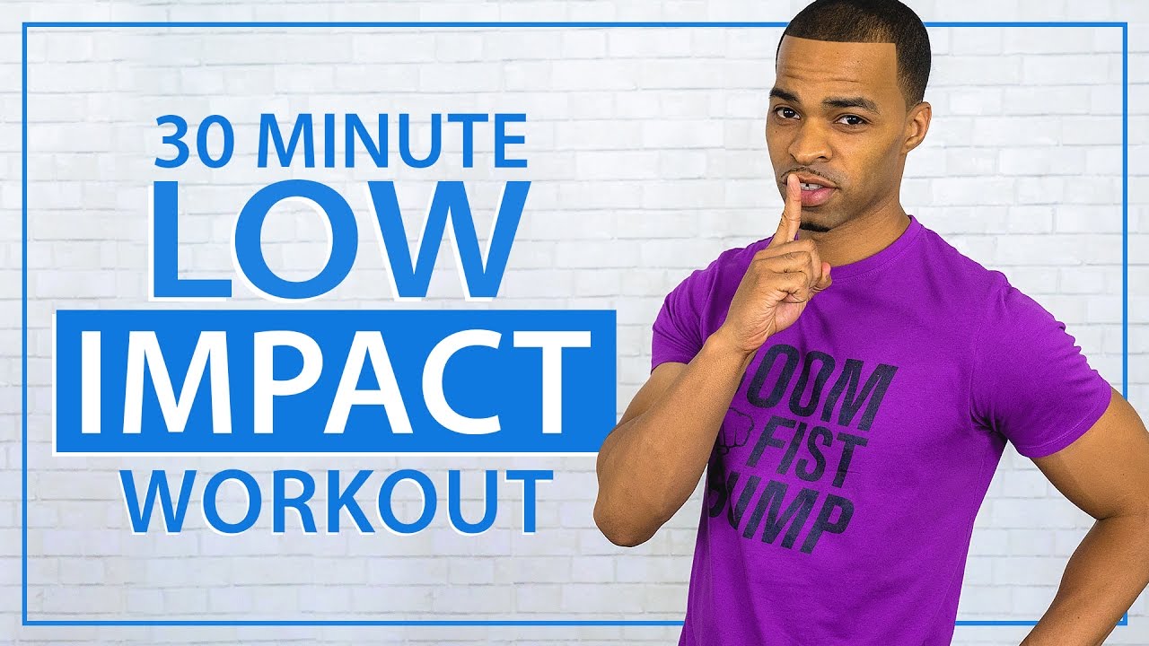 30 Minute Quiet Low Impact Full Body HIIT Workout