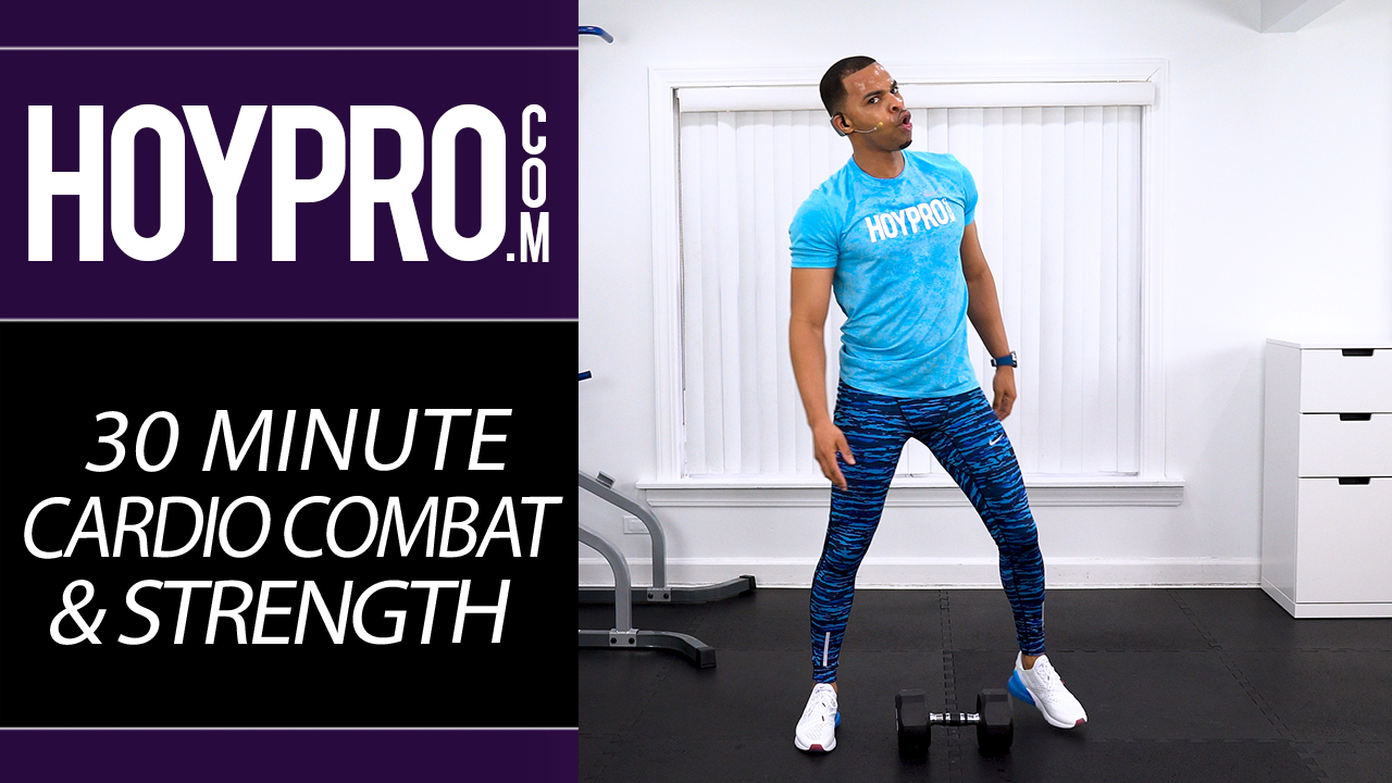 30 Minute Cardio Combat & Pump - Kickboxing & Strength Workout