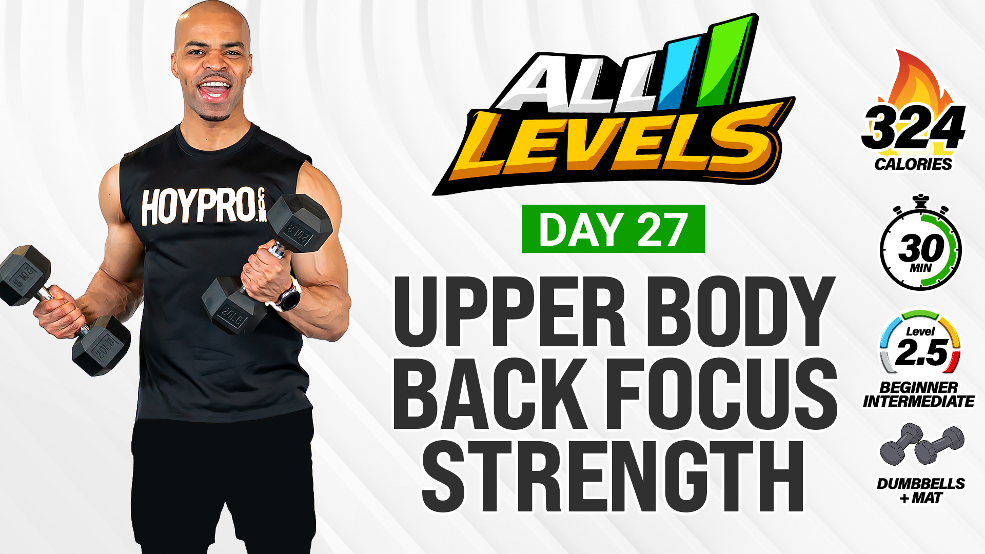 30 Minute Upper Body Back Focused Strength - ALL LEVELS #27