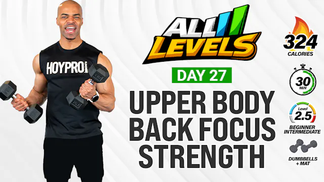 30 Minute Upper Body Back Focused Str...