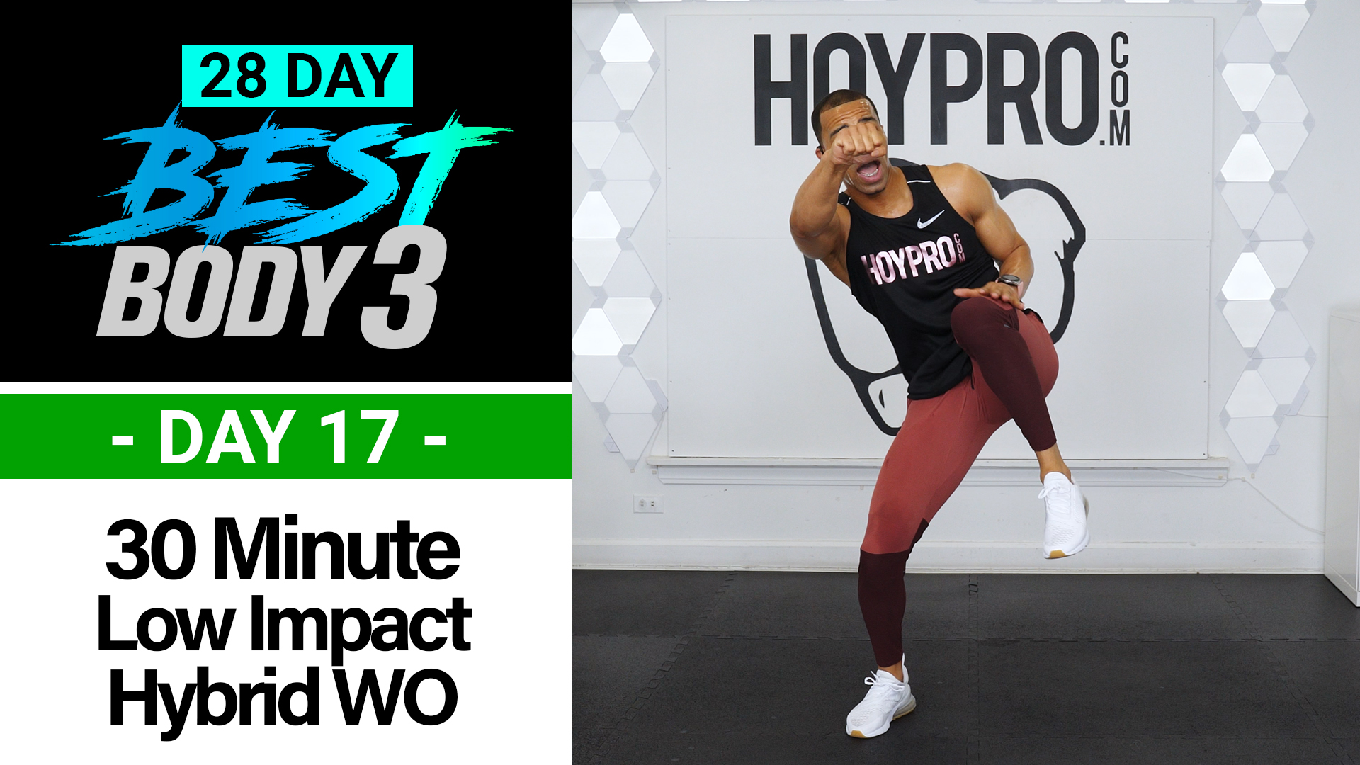 30 Minute Low Impact Hybrid HIIT Workout + Abs - Best Body 3 #17