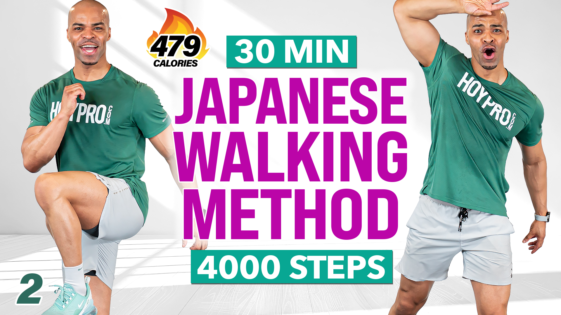 30 Minute Japanese Walking Method Workout (4000 Steps) - WALK #02