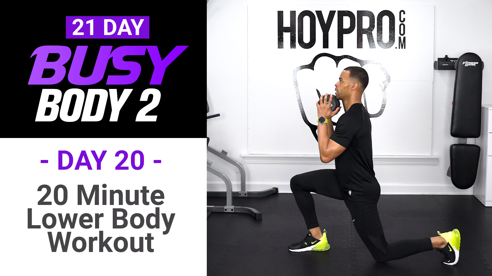 20 Minute Lower Body Strength Workout - Busy Body 2 #20