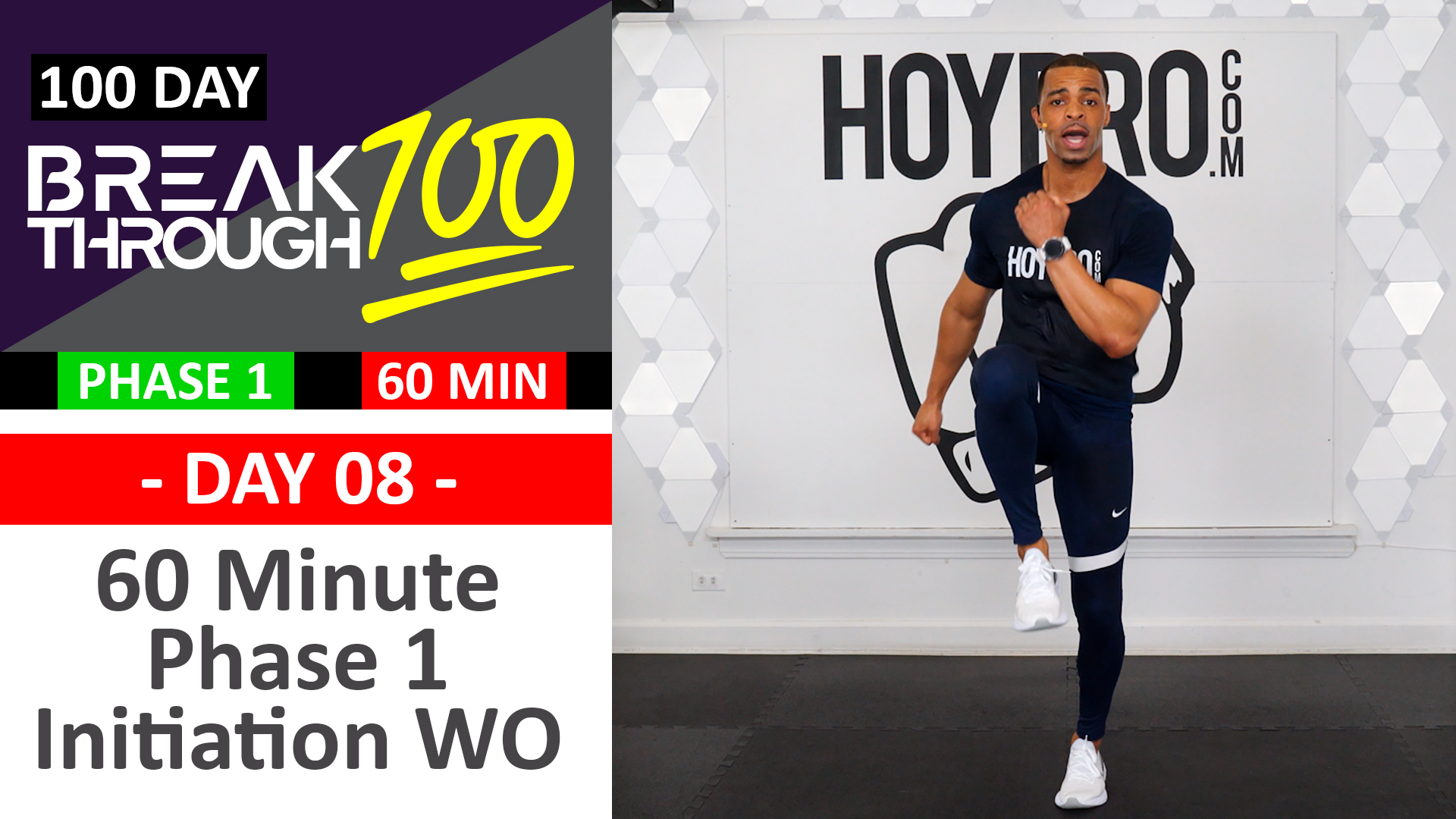 #08 - 60 Minute Phase 1 Initiation Workout + Abs - Breakthrough100